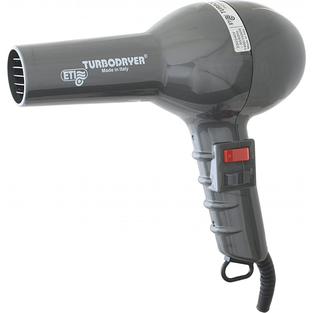 ETI Turbo Hairdryer 2000 - Gunmetal - Ultimate Hair and Beauty
