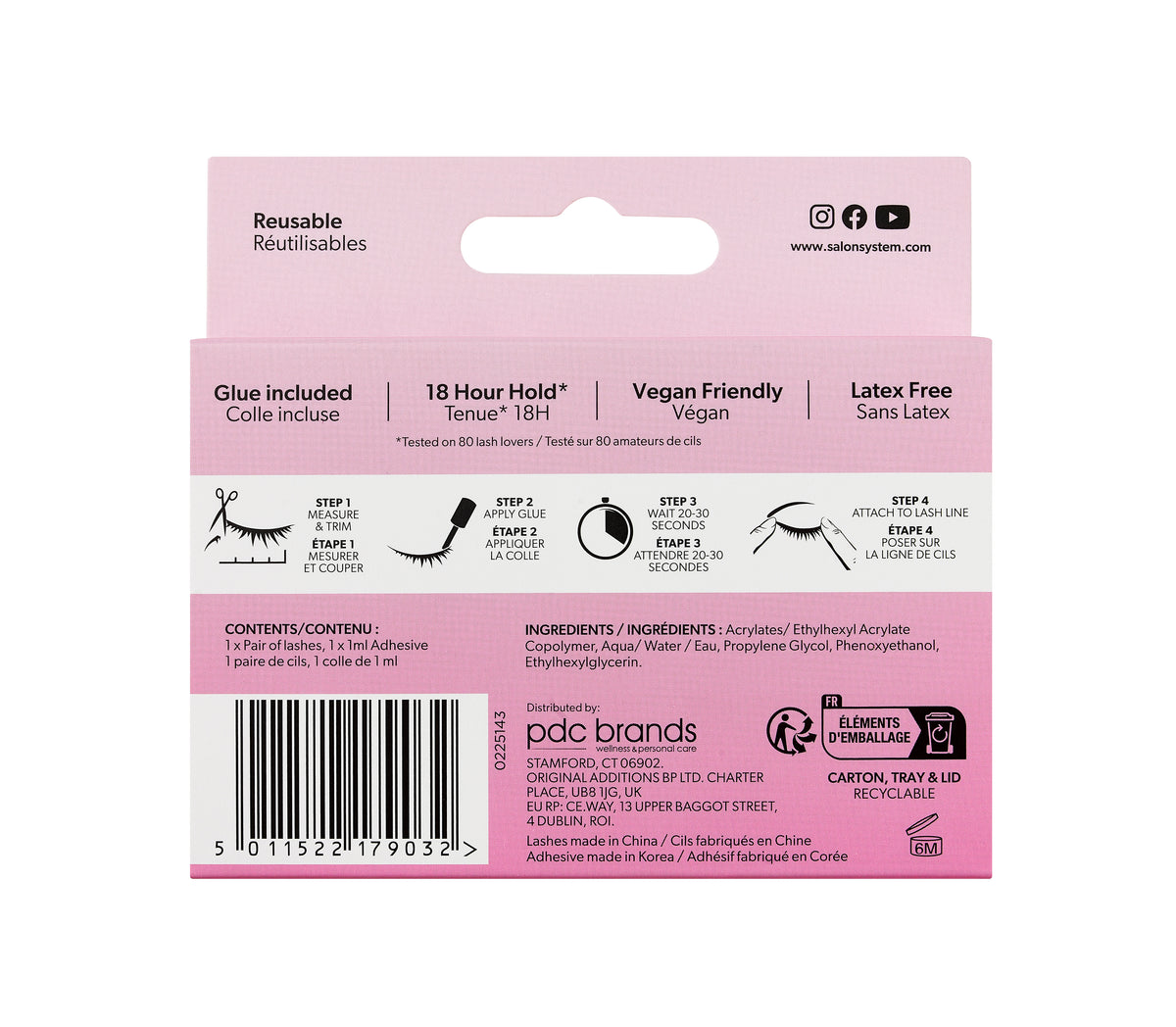 Salon System Strip Lash 232 Intense