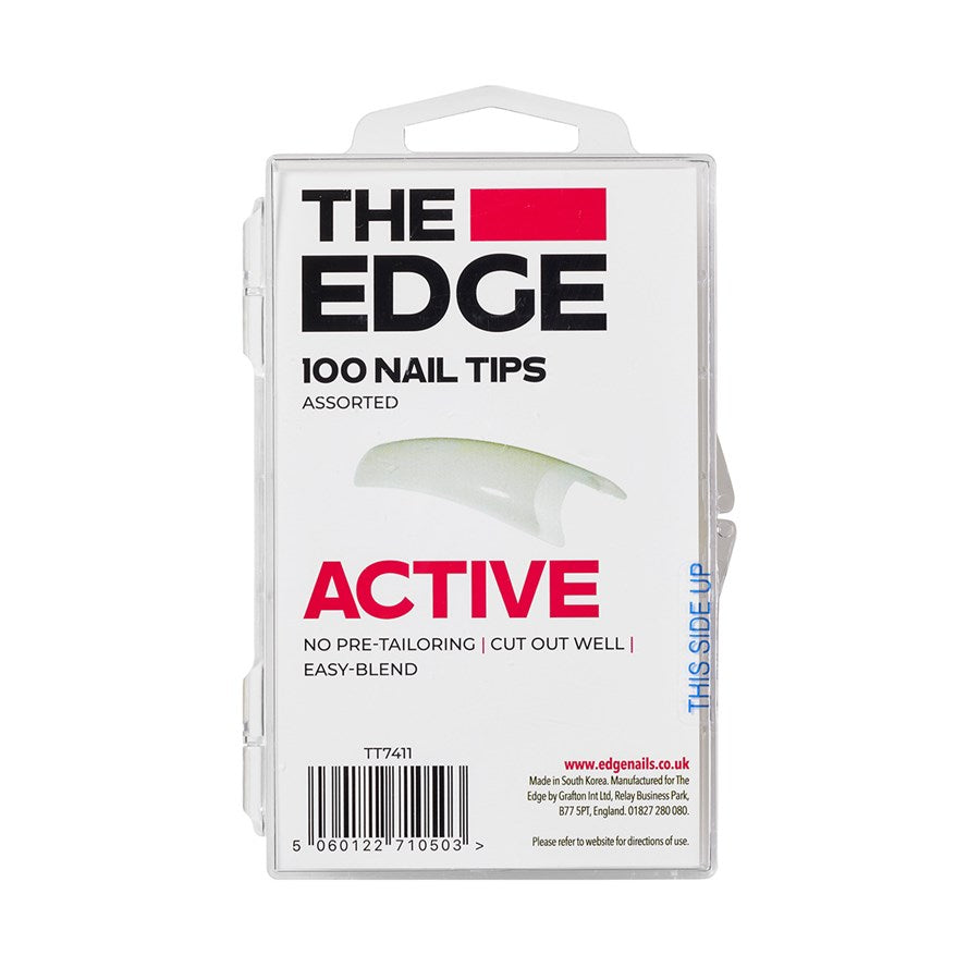 Edge Nails Active Tips Assorted Pack (x100)