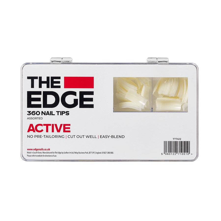Edge Nails Active Tips Assorted Pack (x360)