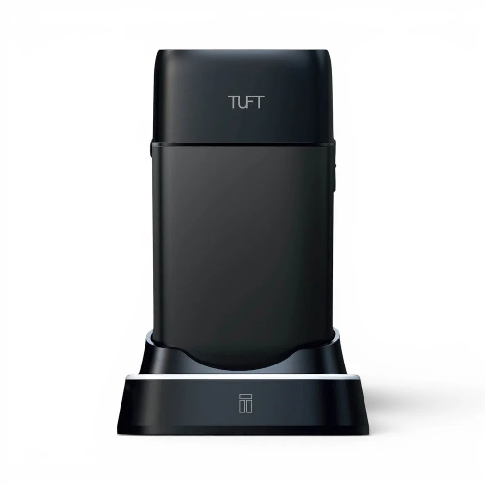 Tuft Black Steel Dual Foil Shaver