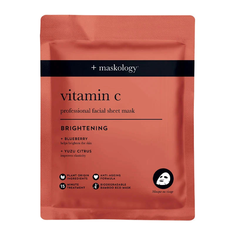 +Maskology Vitamin C Professional Facial Sheet Mask
