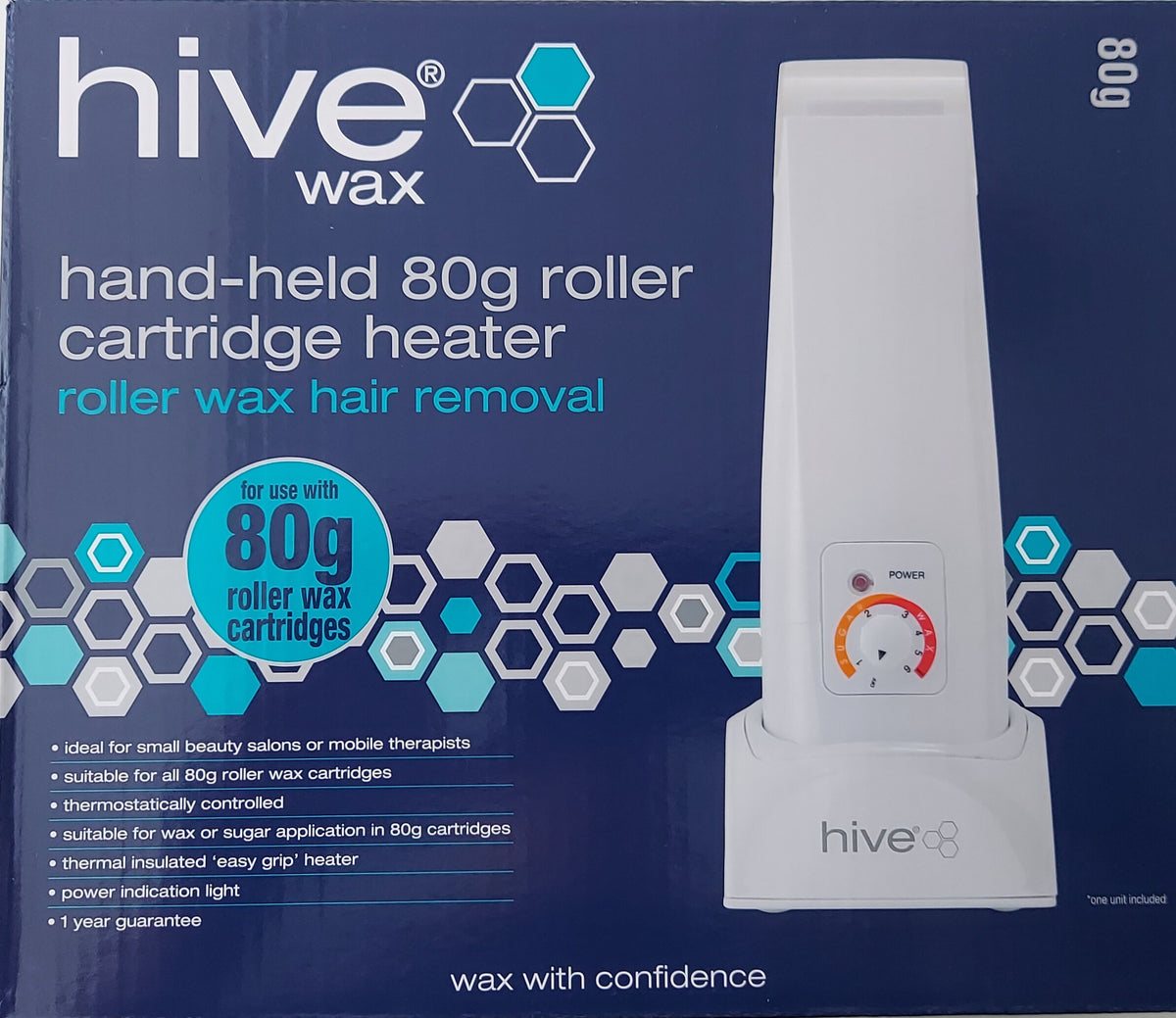 Hand-Held 80G Roller Cartridge Depilatory Heater