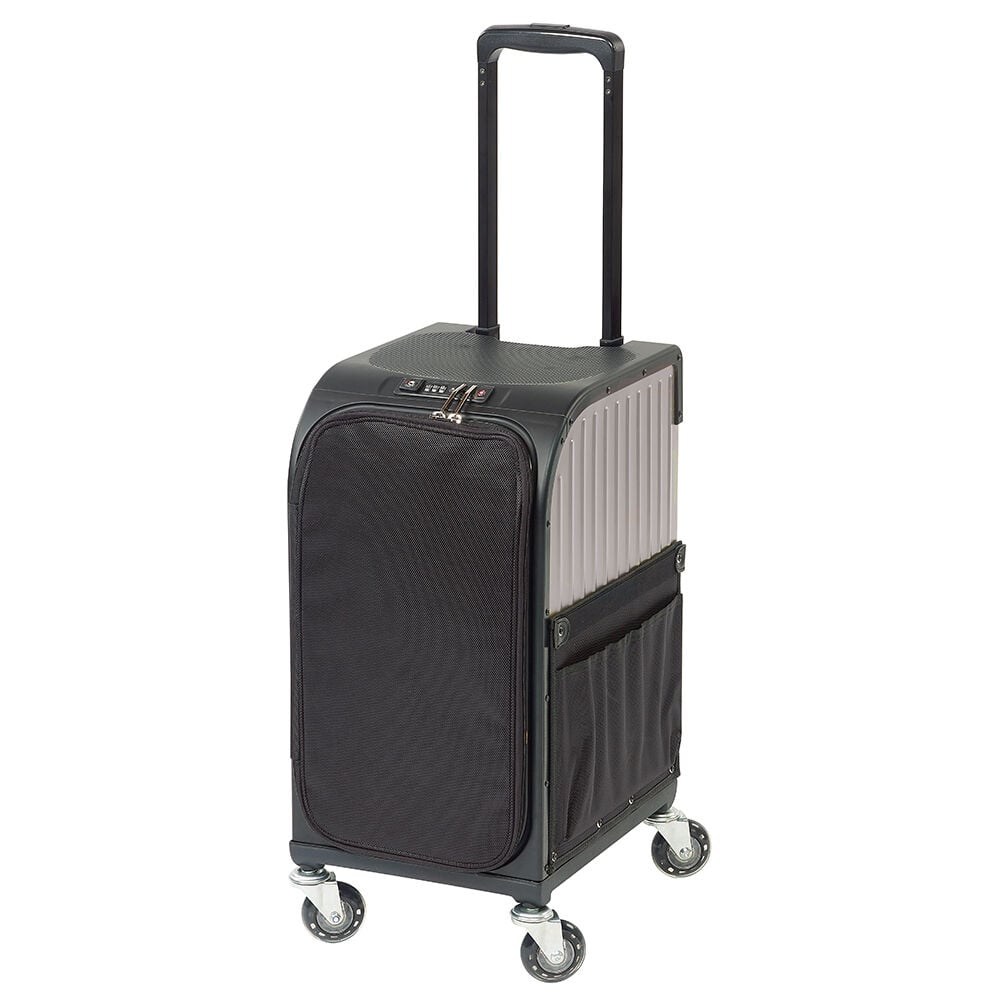 Sibel Rollercoaster Hairdressing Trolley - Titanium Grey