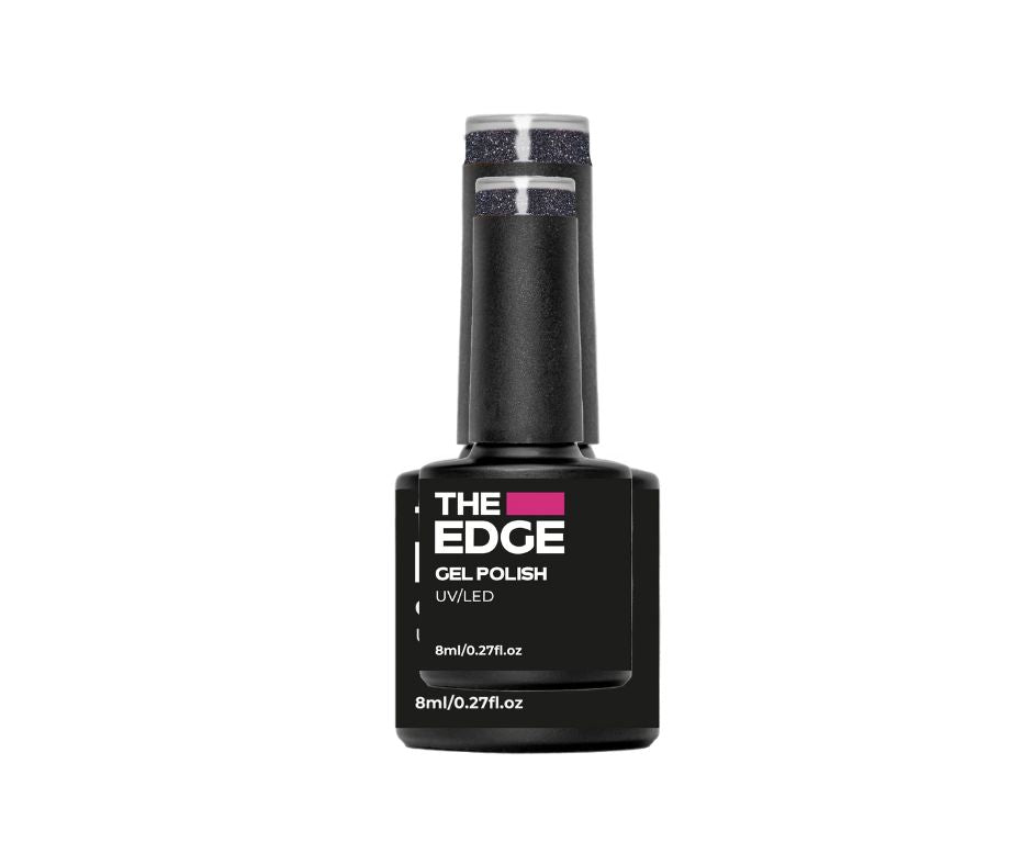 The Edge Gel Polish 8ml | The Steel Blue Gliiter