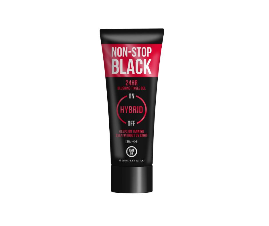 Power Tan Non Stop Tingle Black Hybrid Gelee 250ml