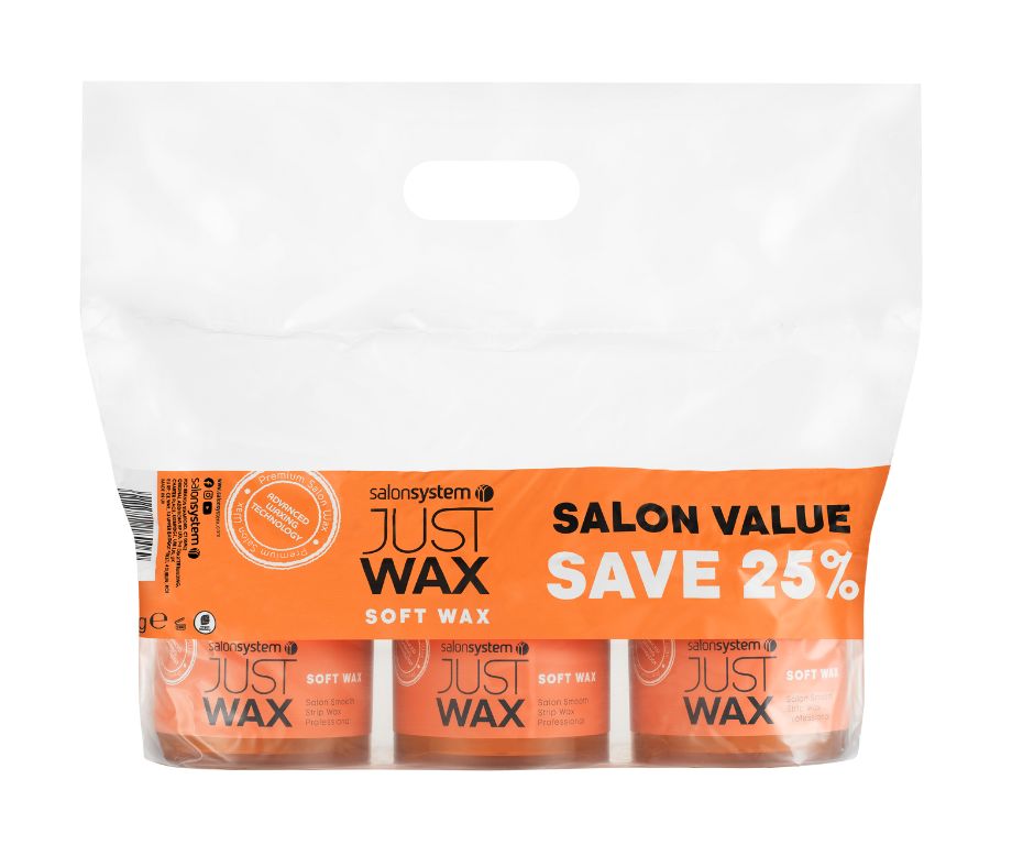 Just Wax Soft Wax (3 x 450g)