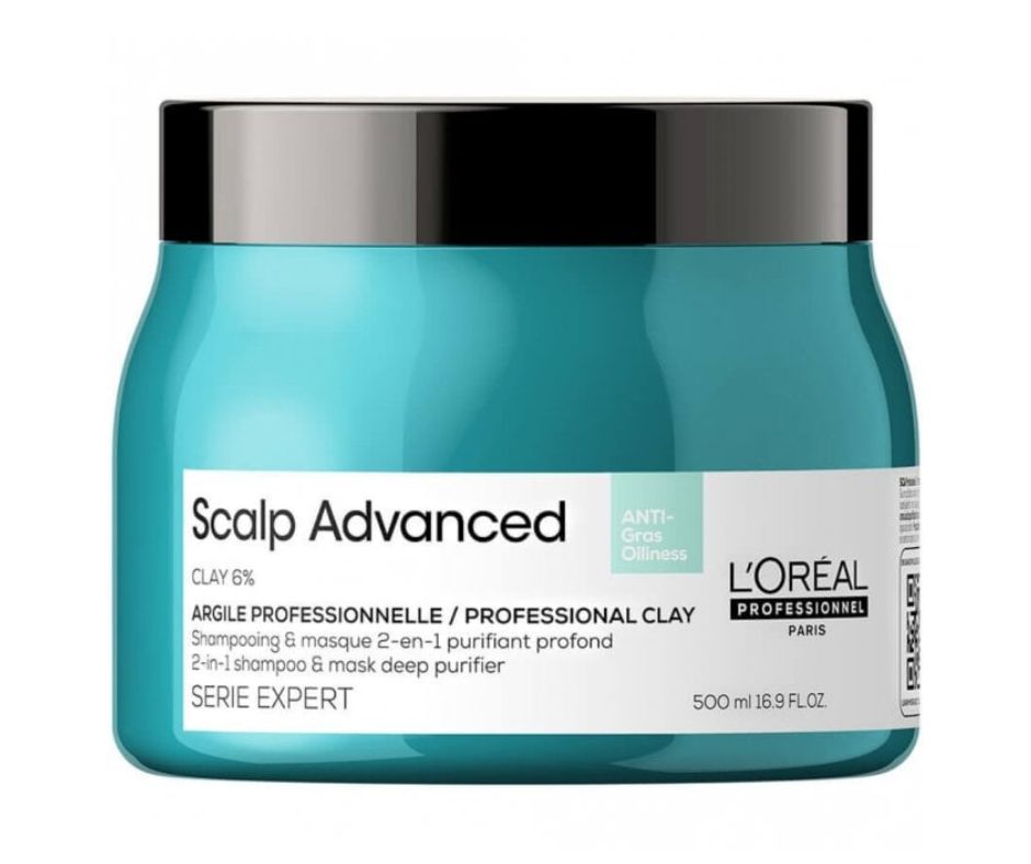 L'Oreal Serie Expert Scalp Advanced Anti-Oiliness 2-in-1 Clay Mask - view 3