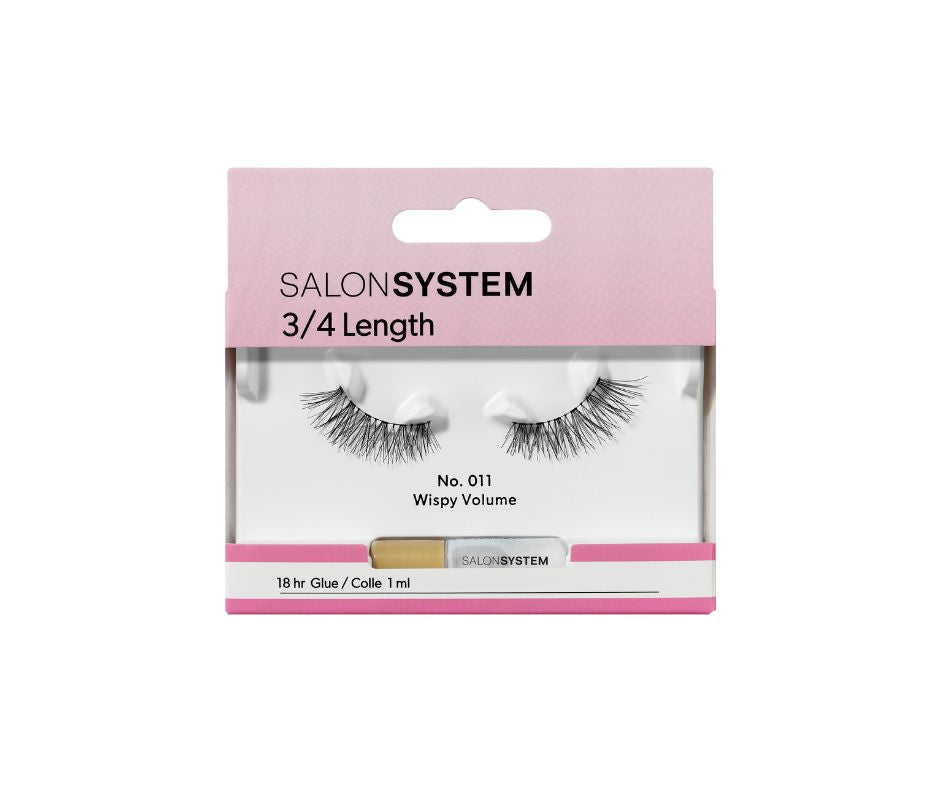 Salon System Strip Lash 011 (3/4 Length)