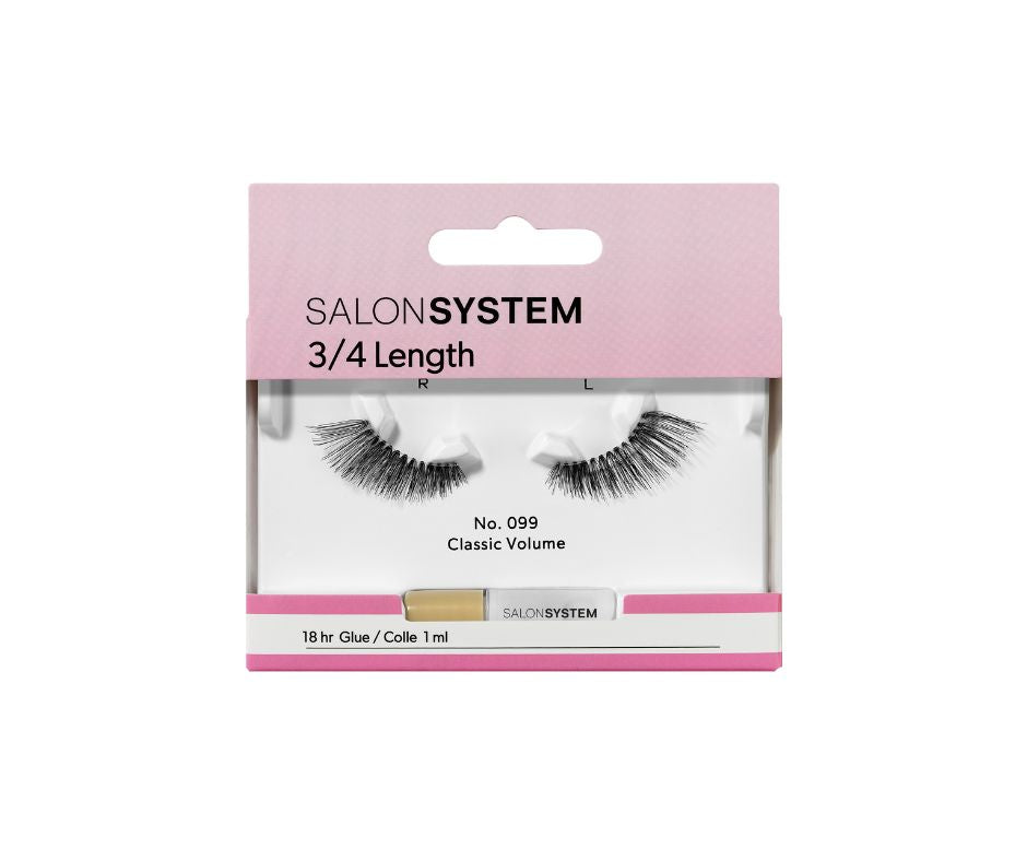 Salon System Strip Lash 099 (3/4 Length)