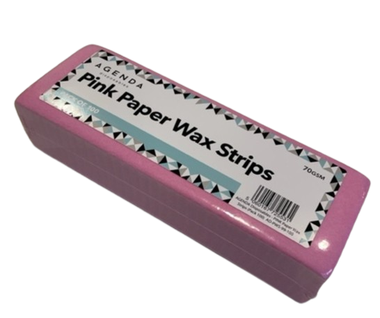 Agenda Paper Wax Strips x100 (Pink)
