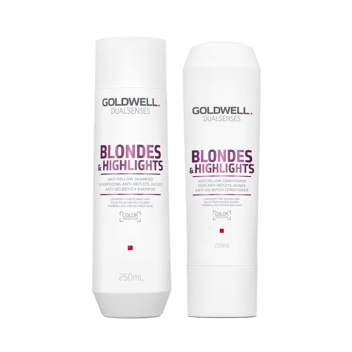Goldwell Dualsenses Blondes & Highlights Shampoo 250ml & Conditioner 200ml Duo