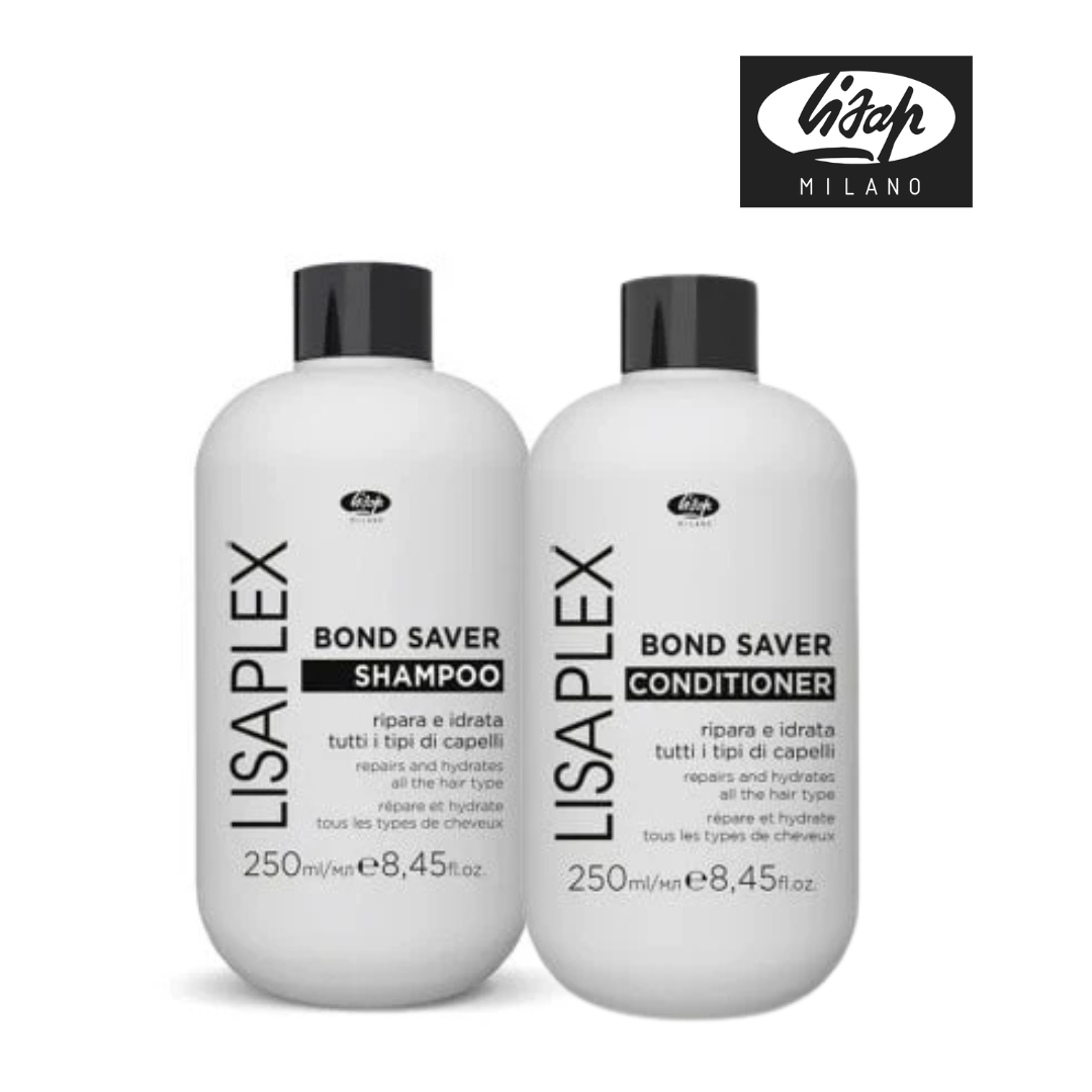 Lisaplex Bond Saver Shampoo 250ml & Bond Saver Conditioner 250ml Duo