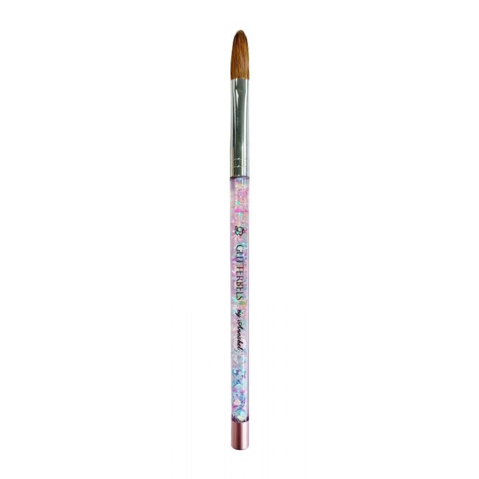 Glitterbels Pinched Pastel Glitter Acrylic Brushes