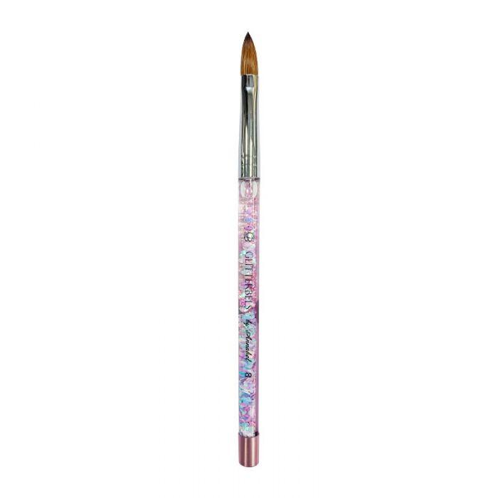 Glitterbels Pinched Pastel Glitter Acrylic Brushes