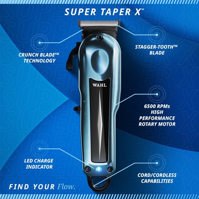 Wahl Super Taper X Corded/Cordless Clipper (2025) - view 3