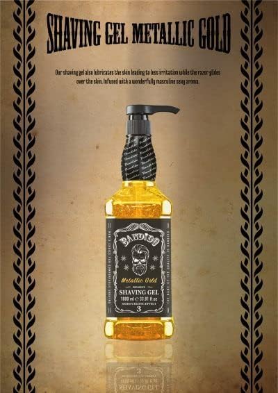 Bandido Shaving Gel Metallic Gold 1000ml