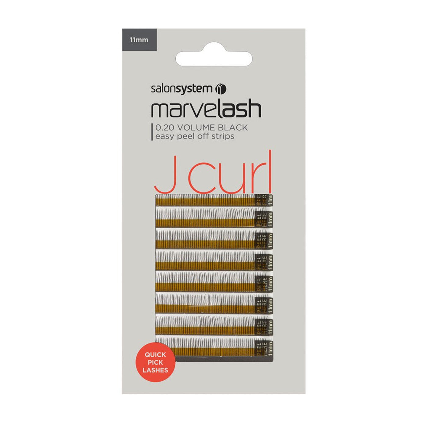 Marvelash Lash Extensions - J Curl - 0.20 11mm (Volume) - Ultimate Hair and Beauty