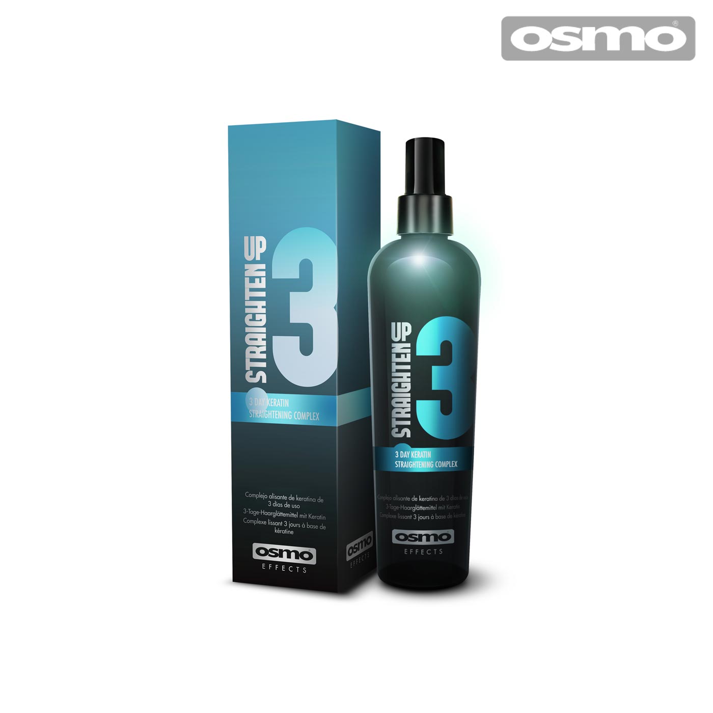 Osmo Straighten Up 250ml - Ultimate Hair and Beauty