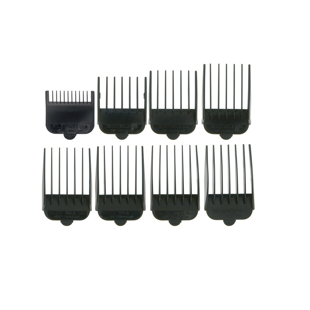 Wahl Comb Attachment Black Cutting Guide Set 1- 8 - view 2