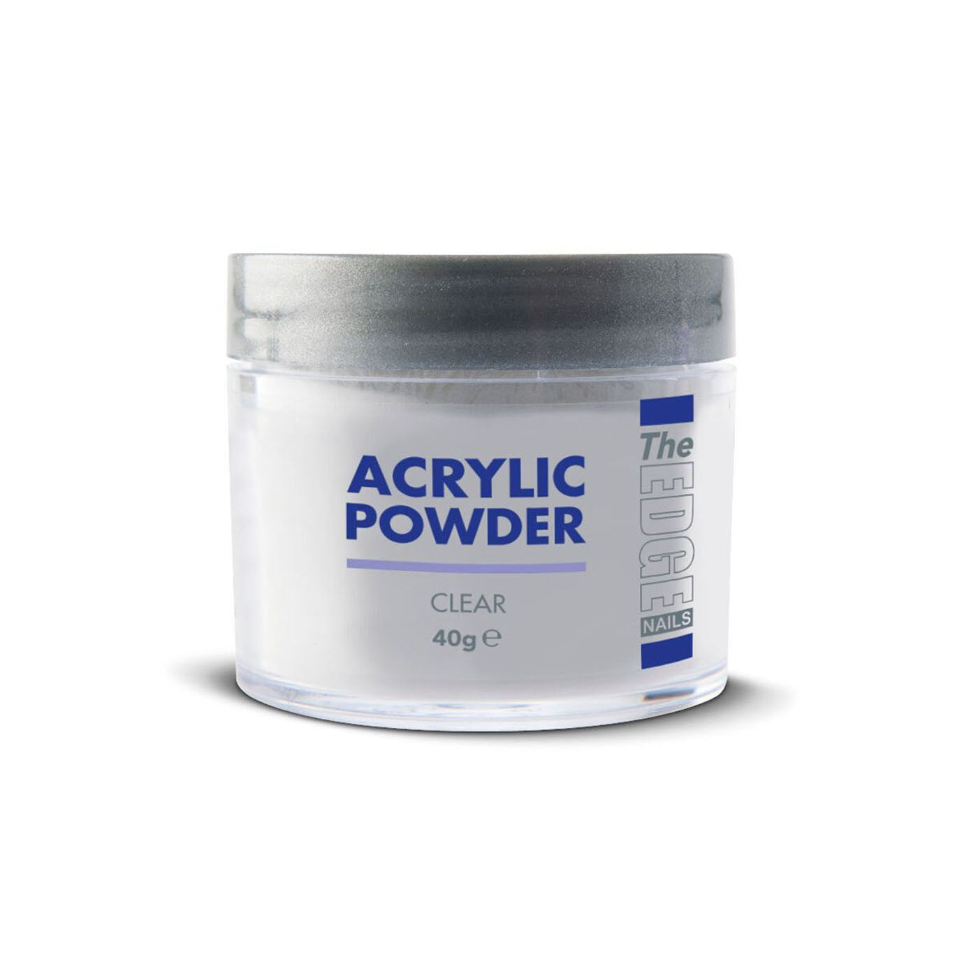 Edge Nails Acrylic Powder - Clear (40g) - Ultimate Hair and Beauty