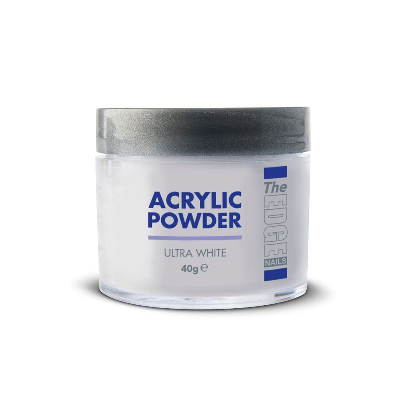 Edge Nails Acrylic Powder - Ultra White (40g) - Ultimate Hair and Beauty