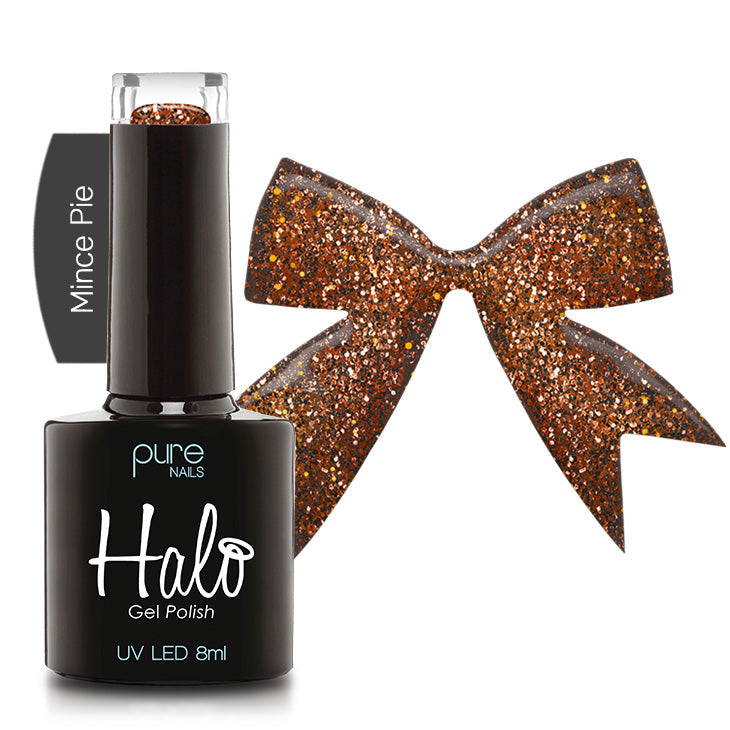 Halo Gel - Mince Pie (All Wrapped Up Christmas Collection) (8ml) - Ultimate Hair and Beauty