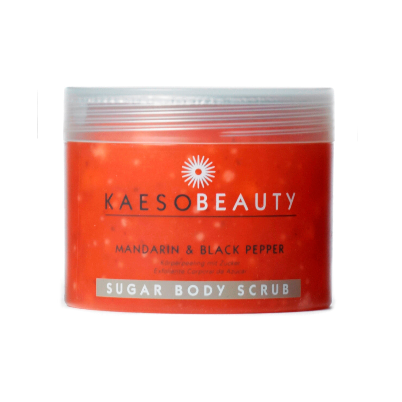Kaeso Mandarin & Black Pepper Sugar Body Scrub (450ml) - Ultimate Hair and Beauty