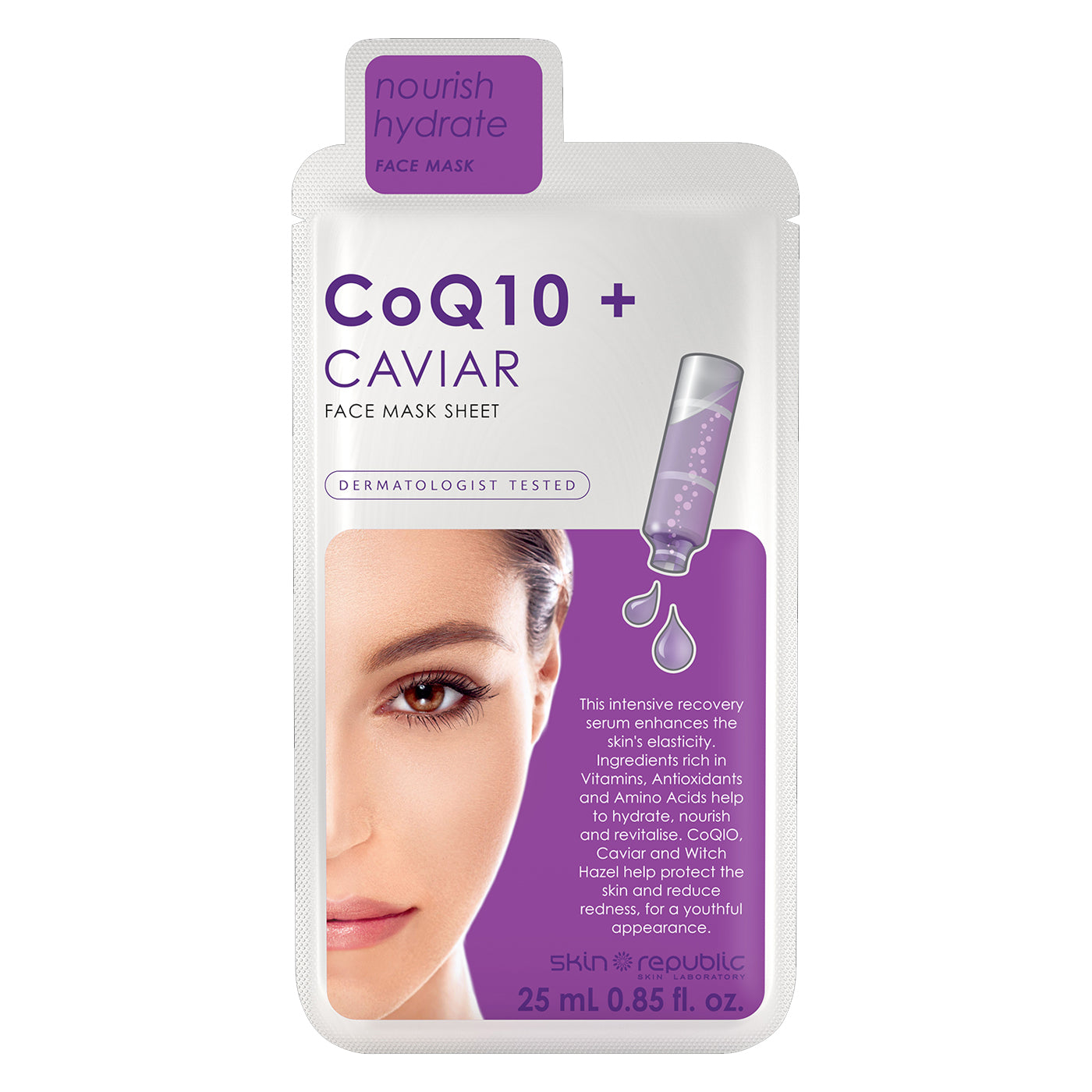 Skin Republic CoQ10 + Caviar Face Mask - Ultimate Hair and Beauty