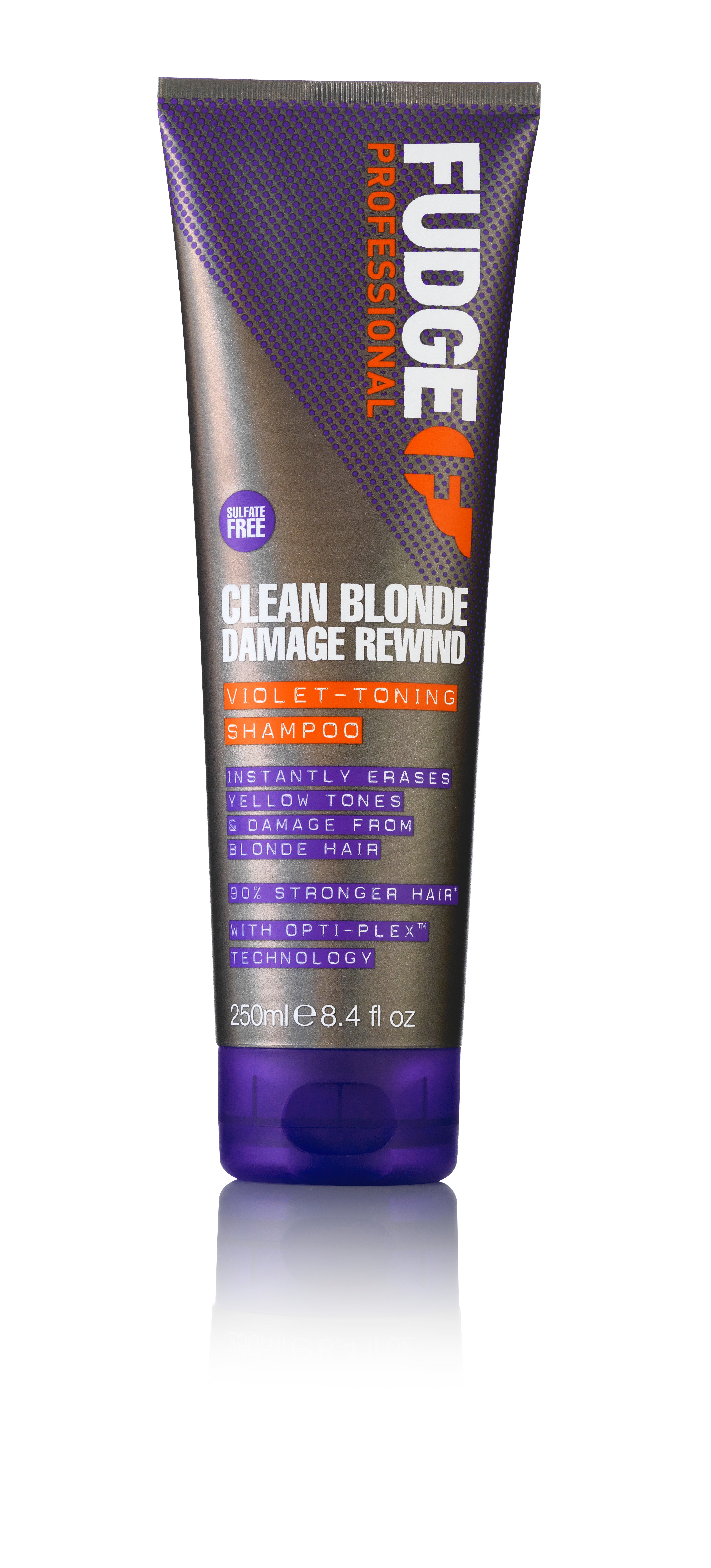 FUDGE CLEAN BLONDE DAMAGE REWIND VIOLET-TONING SHAMPOO - Ultimate Hair and Beauty