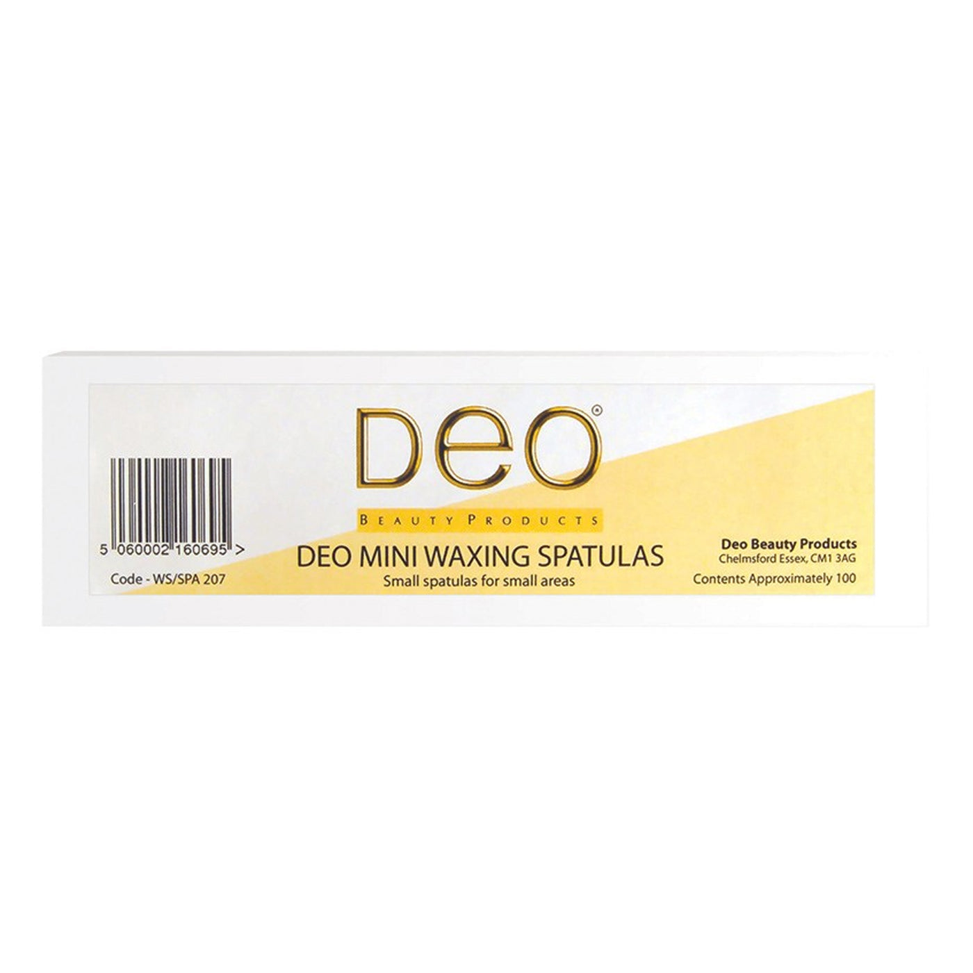 Deo Disposable Mini Waxing Spatulas (x100) - Ultimate Hair and Beauty