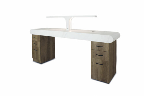 Monaco Nail Table with Light - REM Salon Furniture, Barbering Furniture and  Spa Furniture