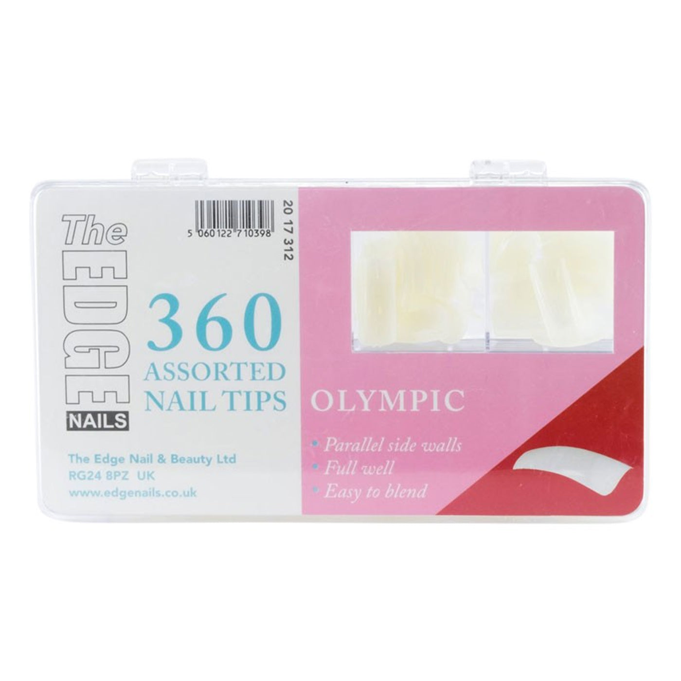 Edge Nails Olympic Tips Assorted Master Pack (x360) - Ultimate Hair and Beauty