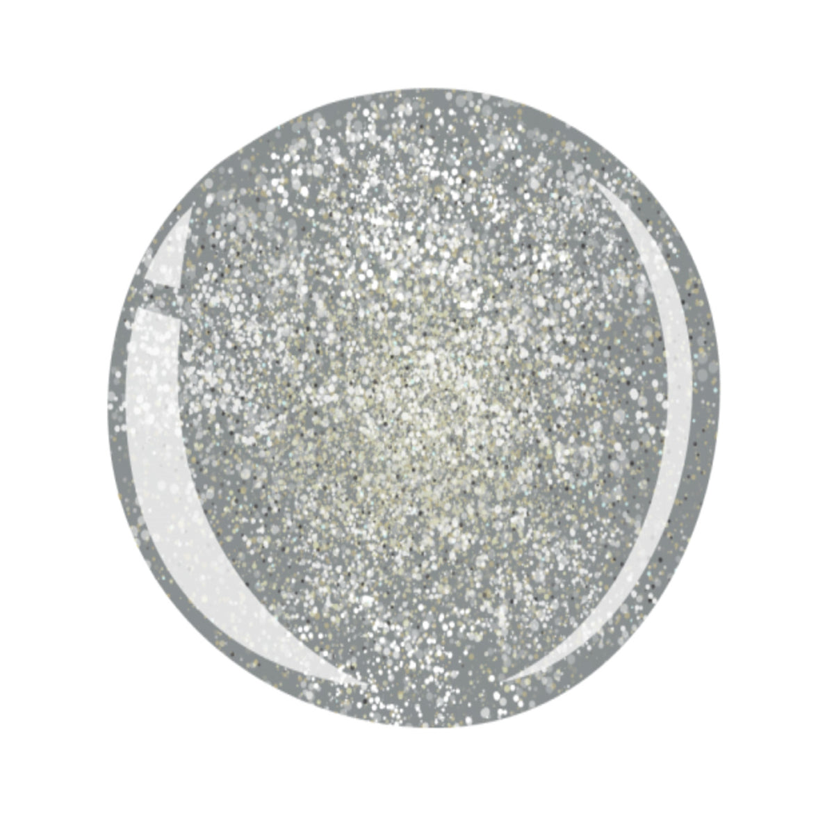 Halo Gel Polish - Silver Sparkle (8ml) - Ultimate Hair and Beauty