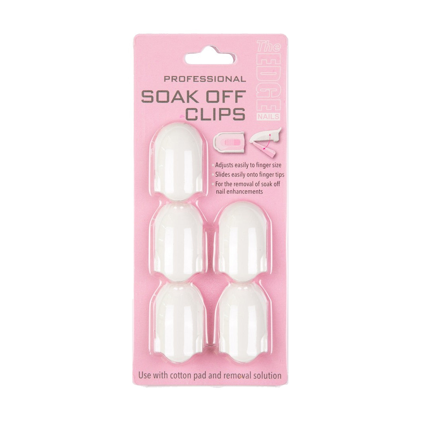Edge Nails Professional Soak Off Clips - Ultimate Hair and Beauty