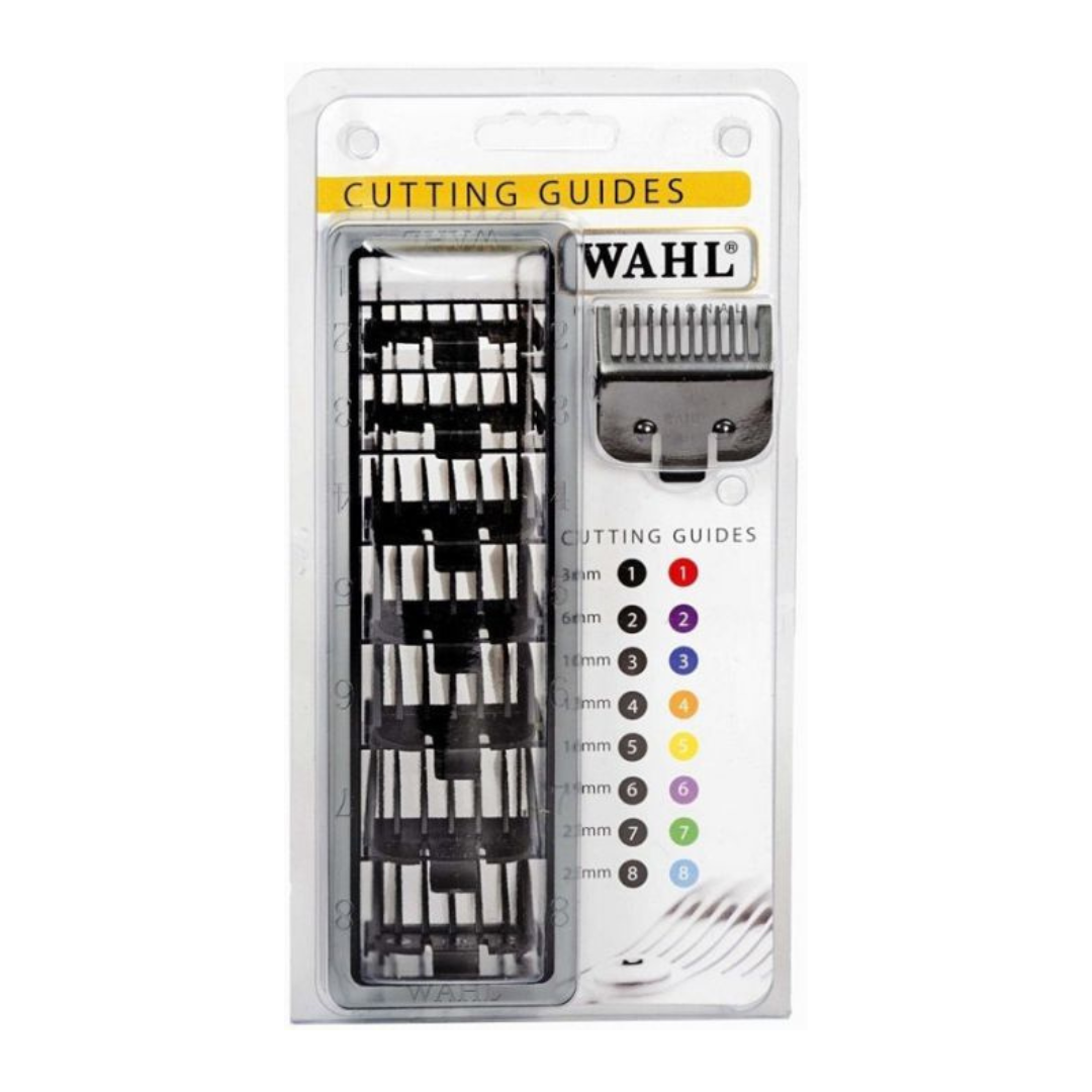 Wahl Comb Attachment Black Cutting Guide Set 1- 8