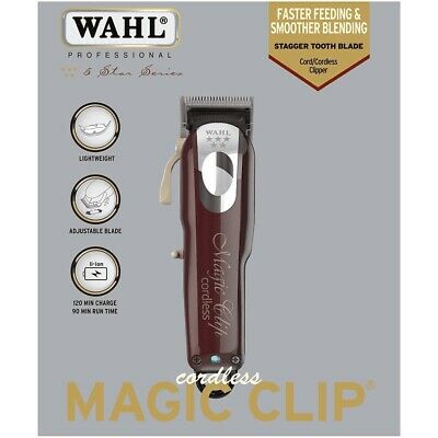 Wahl Cordless 5 Star Magic Clip Clipper - Ultimate Hair and Beauty