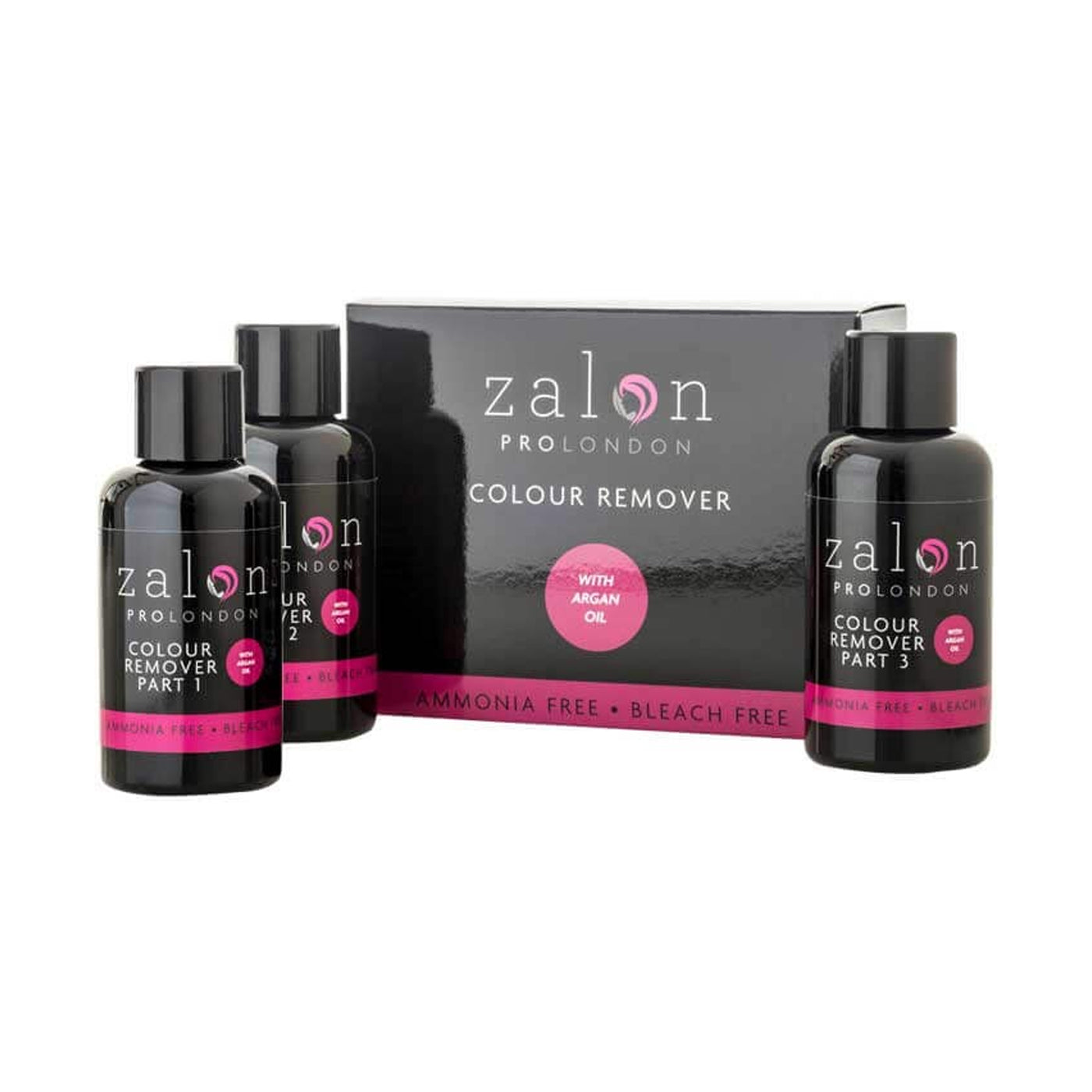 Zalon Pro London Colour Remover Single Application Kit (3 X 50ml) - Ultimate Hair and Beauty