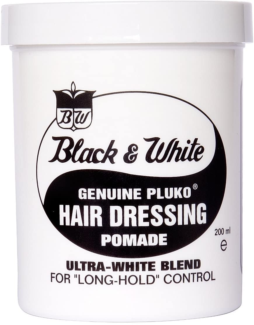 Black & White Hairdressing Pomade - Ultimate Hair and Beauty