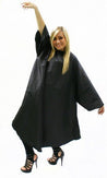 Black Sleeved Gown with Poppers Hair Tools - Ultimate Hair and Beauty