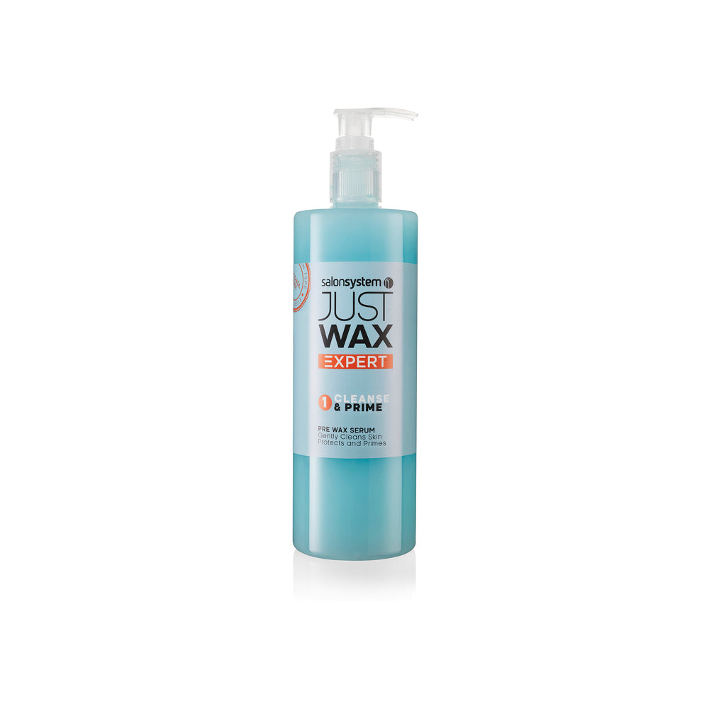 Just Wax Expert Cleanse and Prime 500ml - Ultimate Hair and Beauty