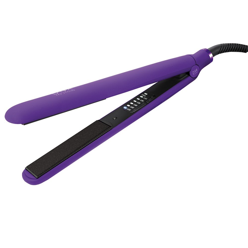 Diva Pro Styling Digital Styler, Hair Straightener Violet