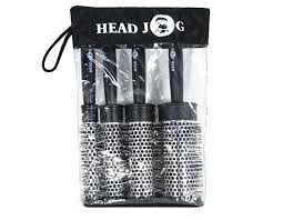 Head Jog Quad Heat Retainer Brush Set - Ultimate Hair and Beauty
