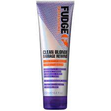 FUDGE CLEAN BLONDE DAMAGE REWIND VIOLET-TONING CONDITIONER - Ultimate Hair and Beauty