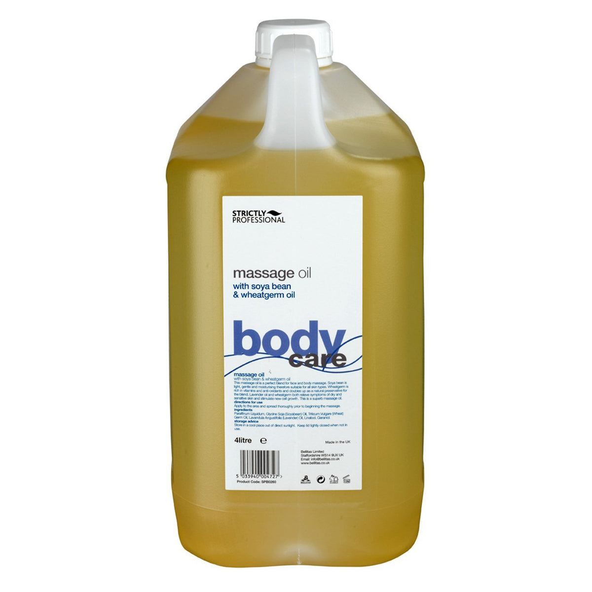 Strictly Professional Massage Oil with Wheatgerm & Soya