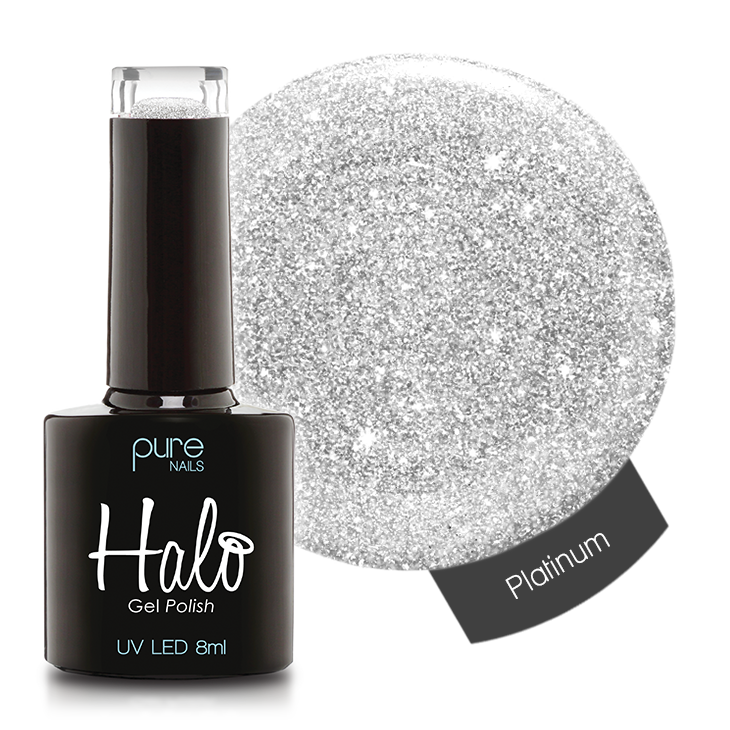Halo Gel Polish Platinum (8ml) - Ultimate Hair and Beauty
