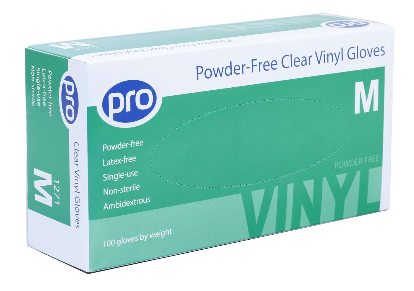 Vinyl Clear Powder-Free Disposable Gloves (100) - Ultimate Hair and Beauty