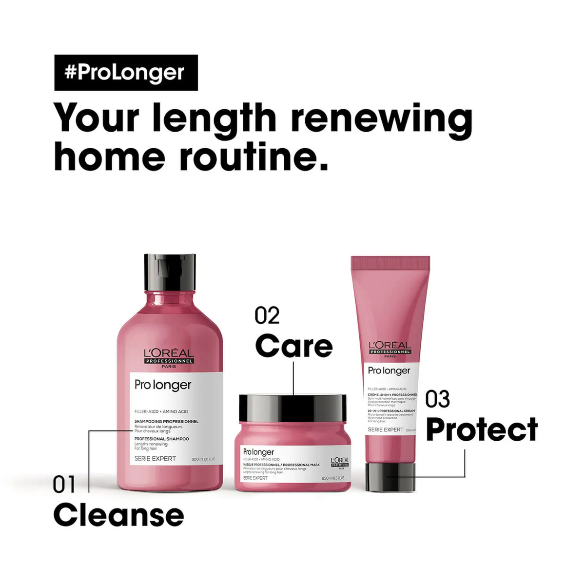 L'Oreal Serie Expert Pro Longer Leave In Renewing Cream 150ml - view 5