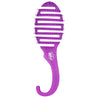 Wet Brush Shower Detangler Brush - Purple Glitter - Ultimate Hair and Beauty