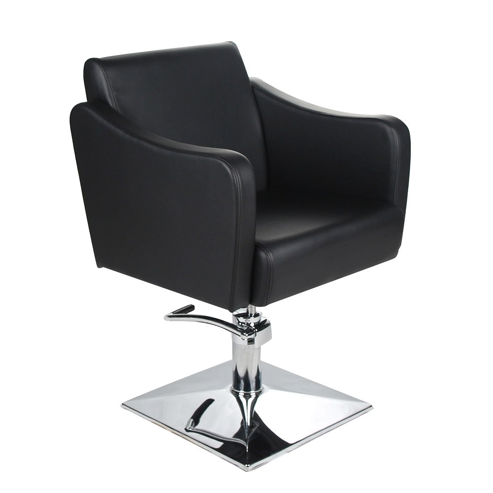 SALON FIT MANHATTAN STYLING CHAIR - BLACK